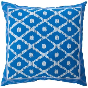 Decorative Pillows by Surya Squares Ii Pillow Blue/White 18 Id017-1818 - All