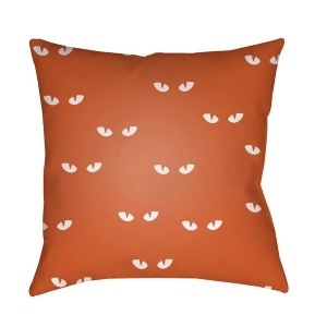 Boo by Surya Eyes Poly Fill Pillow Orange 20 x 20 Boo154-2020 - All