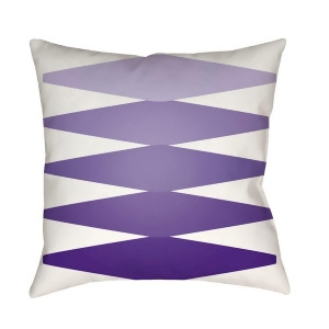 Modern by Surya Poly Fill Pillow Violet/Lavender/White 18 x 18 Md016-1818 - All