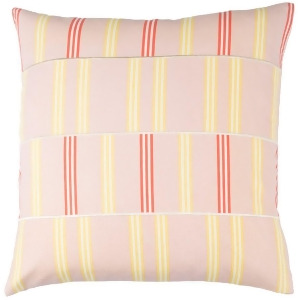 Lina by Surya Down Fill Pillow Pale Pink/Butter/White 18 x 18 Ina004-1818d - All