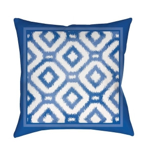Decorative Pillows by Surya Ikat V Pillow Blue/White 20 x 20 Id015-2020 - All