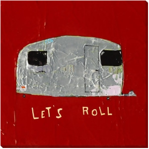 Let's Roll Wall Art by Surya 18 x 18 Mk119a001-1818 - All