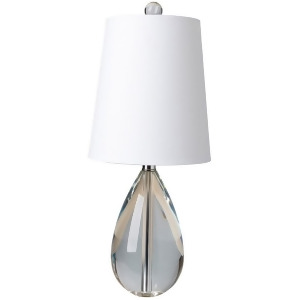 Hayes Table Lamp by Surya Translucent Base/White Shade Hae-100 - All