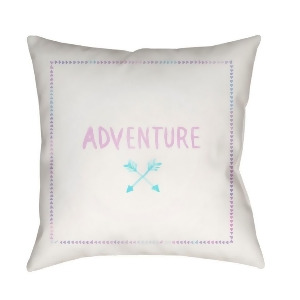 Adventure Ii by Surya Pillow White/Purple/Blue 20 x 20 Adv004-2020 - All