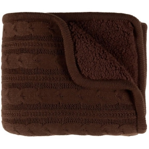 Tucker by Surya Throw Blanket Dark Brown Tuc8001-5060 - All