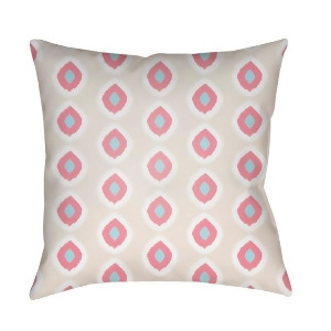 Circles by Surya Poly Fill Pillow Beige/Pink 18 x 18 Lil038-1818 - All