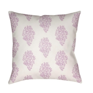 Moody Floral by Surya Pillow White/Lilac/Pink 22 x 22 Mf013-2222 - All