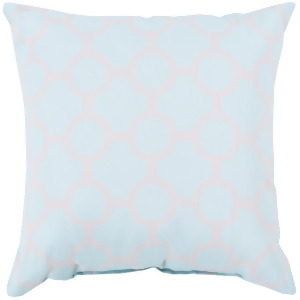Rain by Surya Poly Fill Pillow Pale Blue/Ivory 18 Rg121-1818 - All