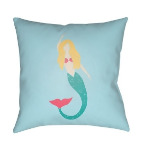 Mermaid by Surya Poly Fill Pillow 20 x 20 Lil054-2020 - All