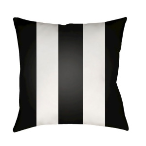 Edgartown by Surya Poly Fill Pillow Black/White 18 x 18 Sol064-1818 - All