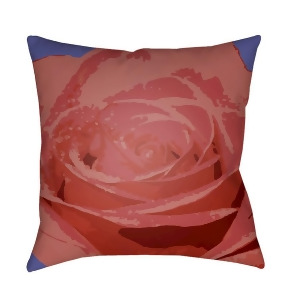 Abstract Floral by Surya Pillow Dk.Red/Garnet/Violet 20 x 20 Af003-2020 - All
