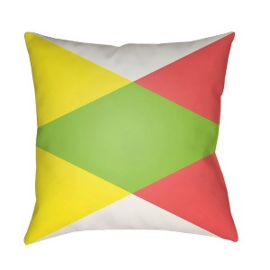 Modern by Surya Pillow White/Yellow/Coral 20 x 20 Md005-2020 - All