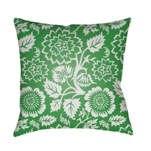 Moody Floral by Surya Pillow White/Grass Green 22 x 22 Mf022-2222 - All