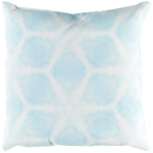 Rain by Surya Pattern Poly Fill Pillow Blue 18 x 18 Rg228-1818 - All