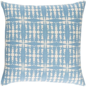 Ridgewood by A. Wyly for Surya Down Pillow Sky Blue/Cream 22x22 Rdw002-2222d - All
