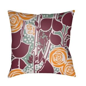 Chinoiserie Floral by Surya Pillow Sage/Lt.Gray/Orange 20 x 20 Cf025-2020 - All