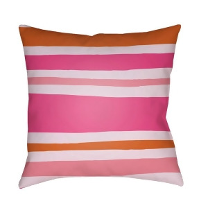 Littles by Surya Pillow Lilac/Orange/Pink 22 x 22 Li040-2222 - All