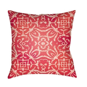 Yindi by Surya Poly Fill Pillow Coral/Pale Pink/Bright Pink 18 x 18 Yn006-1818 - All