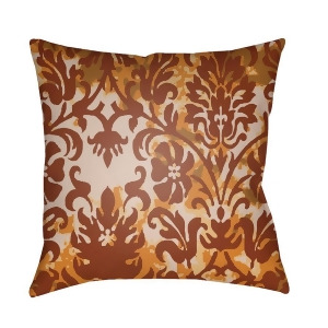Moody Damask by Surya Pillow Camel/Ivory/Orange 20 x 20 Dk006-2020 - All
