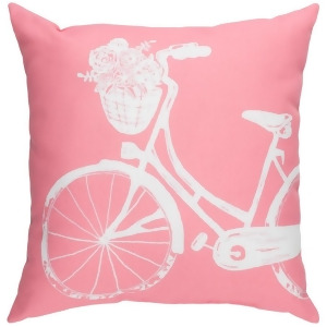 Bicycle by Surya Poly Fill Pillow Blue 20 x 20 Lil013-2020 - All