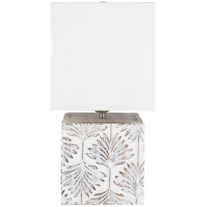 Dax Portable Lamp by Surya Distressed Base/White Shade Dax-002 - All