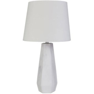 Palladian Table Lamp by Surya White Shade Pli-101 - All