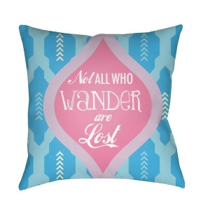 Warhol by Surya Pillow Pink/Lilac/Sky Blue 18 x 18 Wa011-1818 - All