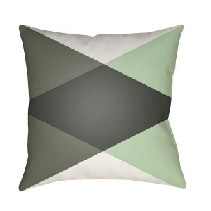 Modern by Surya Poly Fill Pillow White/Dark Green/Moss 20 x 20 Md007-2020 - All