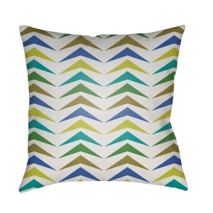Modern by Surya Pillow Blue/Yellow/Teal 18 x 18 Md056-1818 - All