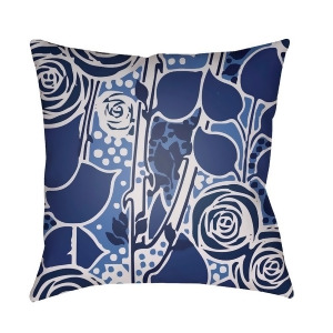 Chinoiserie Floral by Surya Pillow Navy/Blue/Dk.Blue 18 x 18 Cf023-1818 - All