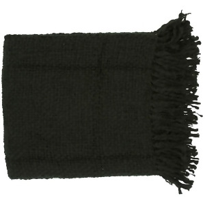 Tobias by Surya Throw Blanket Black Tob1002-5171 - All