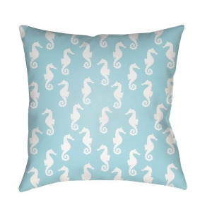 Sea by Surya Poly Fill Pillow Light Blue 18 x 18 Lil065-1818 - All