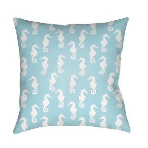 Sea by Surya Poly Fill Pillow Light Blue 18 x 18 Lil065-1818 - All