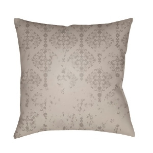 Moody Damask by Surya Pillow Gray/Lt.Gray 20 x 20 Dk011-2020 - All