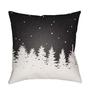 Trees by Surya Poly Fill Pillow Black/White 20 x 20 Hdy112-2020 - All