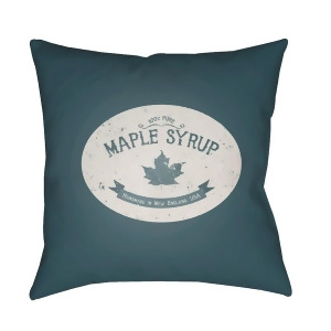 Maple Syrup by Surya Poly Fill Pillow Blue/White 18 x 18 Syrp004-1818 - All