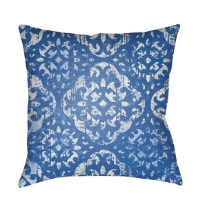 Yindi by Surya Poly Fill Pillow Light Gray/Bright Blue 18 x 18 Yn016-1818 - All