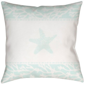 Seasalt Starfish by Surya Poly Fill Pillow Seafoam 18 x 18 Phdst001-1818 - All