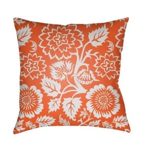 Moody Floral by Surya Pillow White/Orange 20 x 20 Mf023-2020 - All
