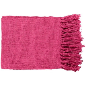 Tilda by Surya Throw Blanket Bright Pink Tid005-5951 - All