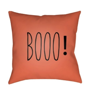 Boo by Surya Boo to You Poly Fill Pillow Orange 20 x 20 Boo101-2020 - All