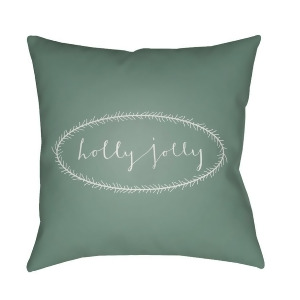 Holly Jolly by Surya Poly Fill Pillow Green/White 20 x 20 Hdy035-2020 - All