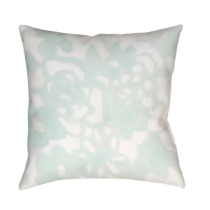 Flowers Ii by Surya Poly Fill Pillow Green/Neutral 18 x 18 Wmom026-1818 - All