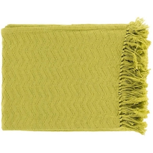 Thelma by Surya Throw Blanket Lime Thm6001-5060 - All