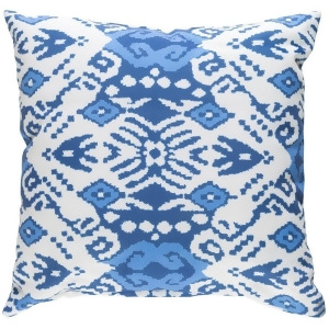 Decorative Pillows by Surya Ikat Vi Pillow Blue/White 20 x 20 Id023-2020 - All