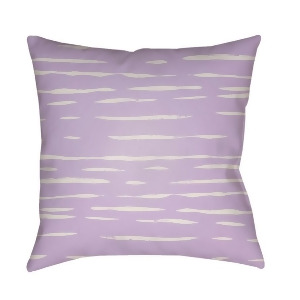 Painted Stripes by Surya Pillow Purple/White 18 x 18 Wran003-1818 - All