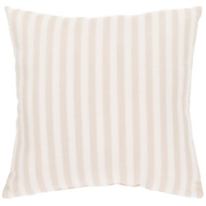 Finn by Surya Poly Fill Pillow Khaki/White 16 x 16 Fn004-1616 - All