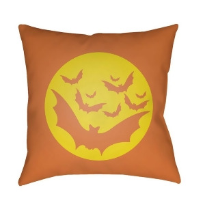 Boo by Surya Poly Fill Pillow Orange 20 x 20 Boo175-2020 - All