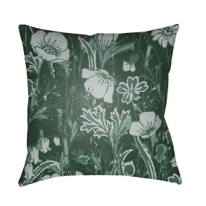 Chinoiserie Floral by Surya Pillow Green/Silver Gray/Sage 18x18 Cf033-1818 - All