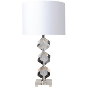 Triton Table Lamp by Surya Translucent Base/White Shade Tit-100 - All